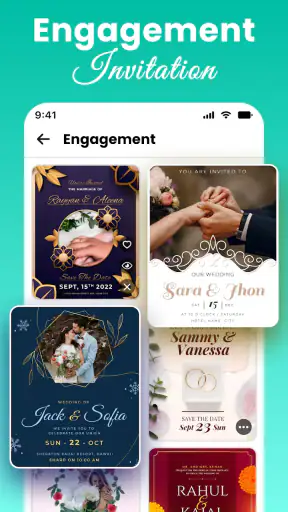 صانع بطاقة الدعوة screenshot