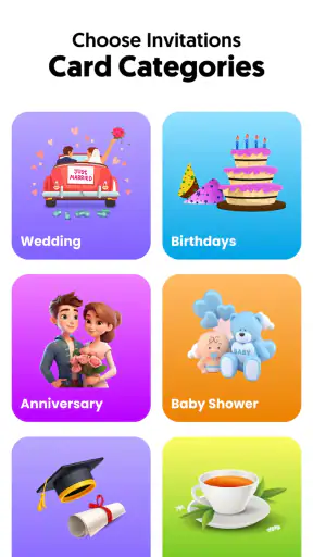 صانع بطاقة الدعوة screenshot