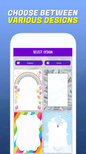 صانع دعوة وتصميم بطاقة screenshot