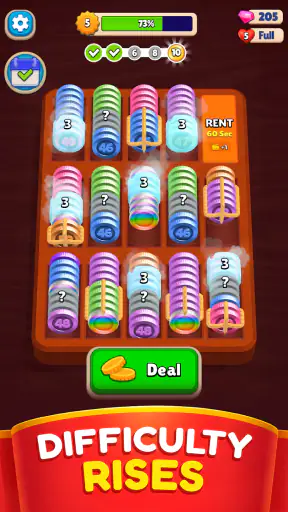 فرز للجيب: دمج عملات معدنية screenshot