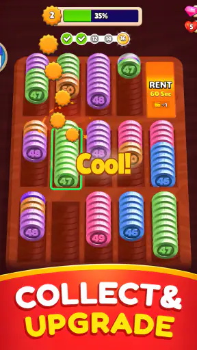 فرز للجيب: دمج عملات معدنية screenshot