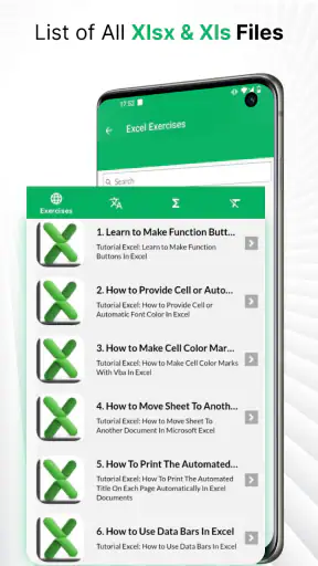 قارئ ملفات Xlsx مع عارض Xls screenshot