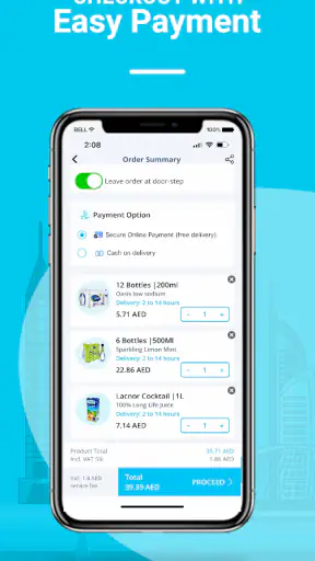 لايفي: طلب وتوصيل عروض الماء screenshot