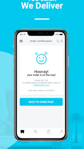 لايفي: طلب وتوصيل عروض الماء screenshot