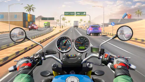 لعبة سباق الدراجات النارية screenshot