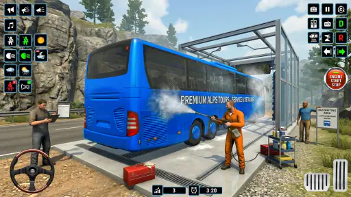 محاكاة حافلة سياحية لعبة 3D screenshot