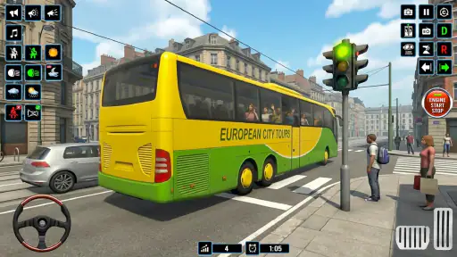 محاكاة حافلة سياحية لعبة 3D screenshot