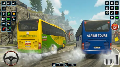 محاكاة حافلة سياحية لعبة 3D screenshot