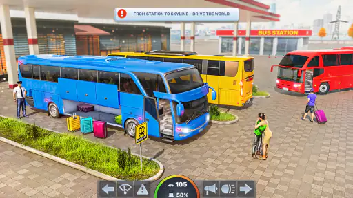 محاكاة حقيقية: ألعاب الحافلات screenshot