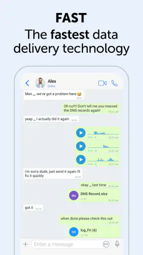 مسنجر Zangi الخاص screenshot