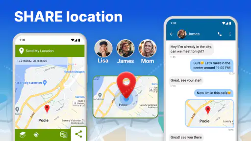 مشاركة الموقع - تتبع GPS screenshot