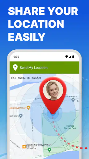 مشاركة الموقع - تتبع GPS screenshot