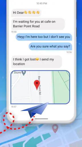 مشاركة الموقع - تتبع GPS screenshot
