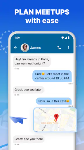 مشاركة الموقع - تتبع GPS screenshot