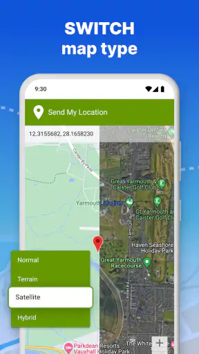 مشاركة الموقع - تتبع GPS screenshot