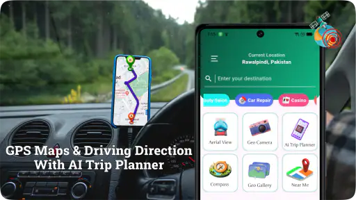 خرائط GPS و اتجاهات القيادة screenshot