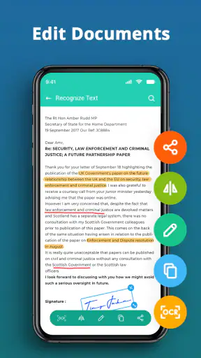 وثيقة ماسحة - الضوئية الواضحة screenshot