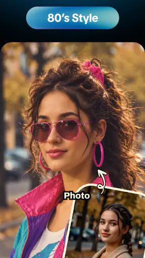 80s Retro Photo Style Maker screenshot