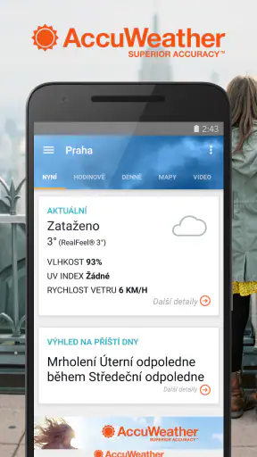 AccuWeather Počasí screenshot