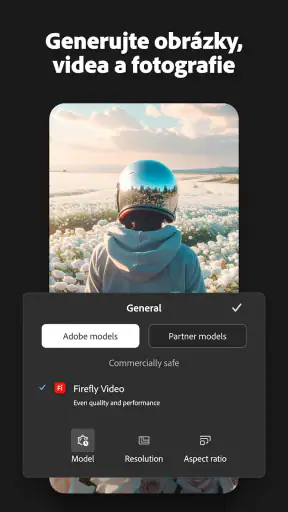 Adobe Firefly: AI generátor screenshot