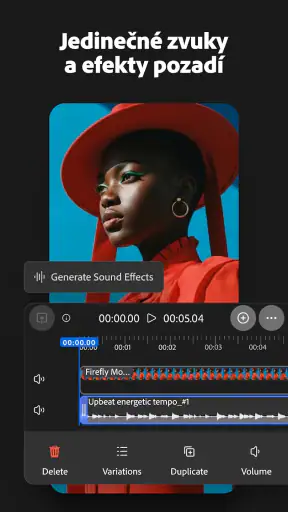 Adobe Firefly: AI generátor screenshot