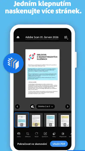 Adobe Scan: skener PDF, OCR screenshot