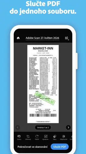 Adobe Scan: skener PDF, OCR screenshot