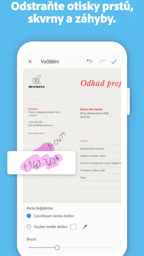 Adobe Scan: skener PDF, OCR screenshot
