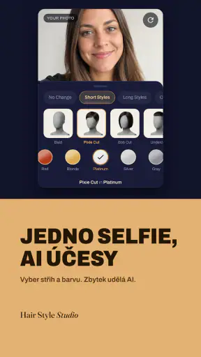 AI Studio Účesů screenshot