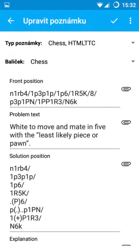 AnkiDroid kartičky screenshot