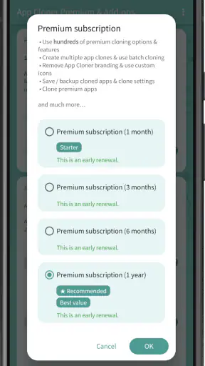 App Cloner Premium & Add-ons screenshot