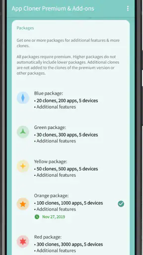 App Cloner Premium & Add-ons screenshot
