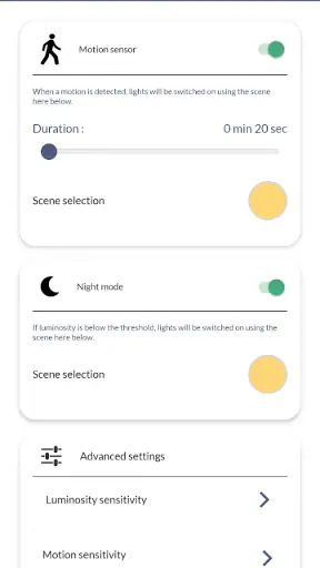 AwoX HomeControl screenshot