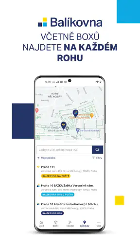 Balíkovna screenshot