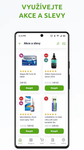 BENU Lékárna screenshot