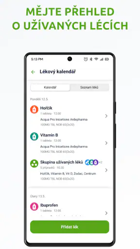 BENU Lékárna screenshot