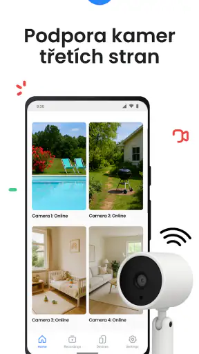 Bezpečnostní kamera Visory screenshot