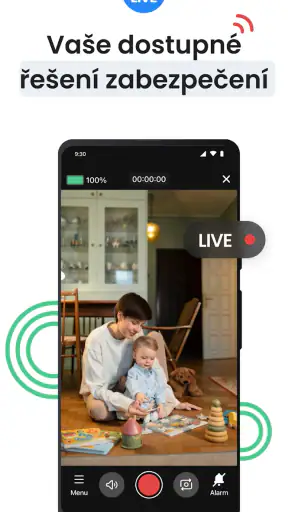 Bezpečnostní kamera Visory screenshot