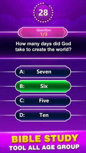 Bible Trivia - Word Quiz Game screenshot
