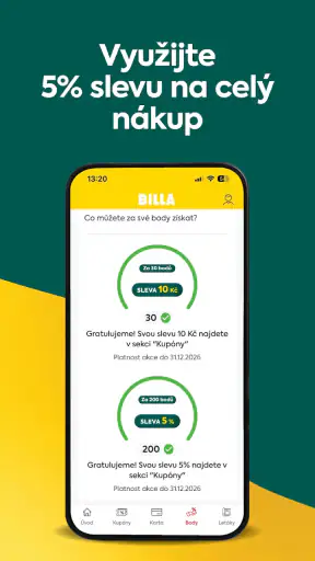 BILLA Česká republika screenshot