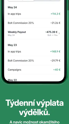 Bolt Driver: Jezdi a Vydělávej screenshot