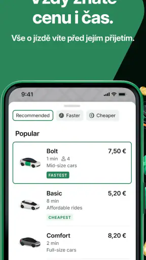 Bolt: Objednejte si jízdu screenshot