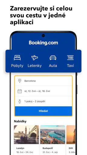 Booking.com - rezervace hotelů screenshot