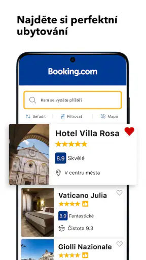 Booking.com - rezervace hotelů screenshot