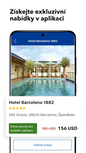 Booking.com - rezervace hotelů screenshot