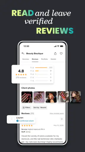 Booksy for Customers screenshot