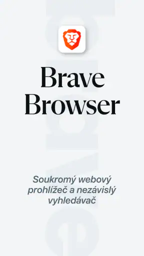Brave Soukromý prohlížeč screenshot