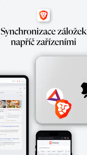Brave Soukromý prohlížeč screenshot