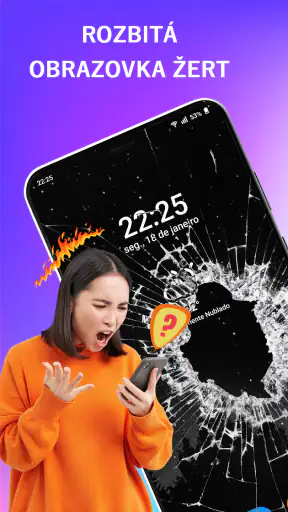 Broken Screen: Magic Wallpaper screenshot