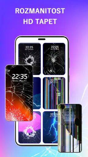 Broken Screen: Magic Wallpaper screenshot